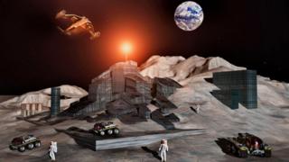 Minería lunar.