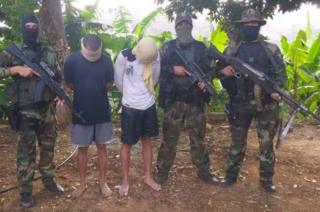 The Venezuelan military said it captured mercenaries after the failed coup