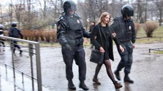 Задержание девушки