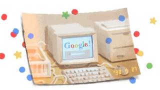 Doodle do 21º aniversário do Google