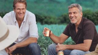 Garber və Clooney (sağda)