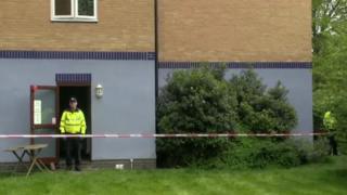 Cordon after Luscinia View flat fire