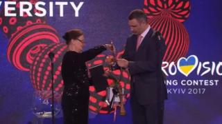 Мэр Кличко получил символический ключ от "Евровидения"