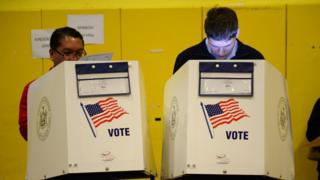 people voting