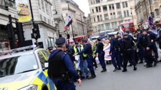 A scene from the march
