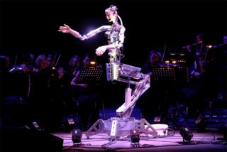 in_pictures A robot conducts an orchestra