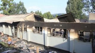 Lokacin da dalibai suka sanya wuta a makarantar Itierio Boys High School a bara