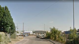Street view of Colliery Lane, Exhall