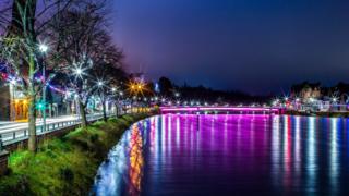 Lights in Inverness