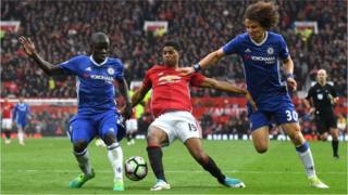 إحدى مباريات الدوري الانجليزي الممتاز لكرة القدم
