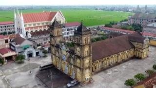 Nhà thờ Bùi Chu hoàn thành năm 1885, đã qua hai lần trùng tu