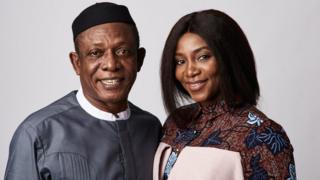 Nkem Owoh and Genevieve Nnaji