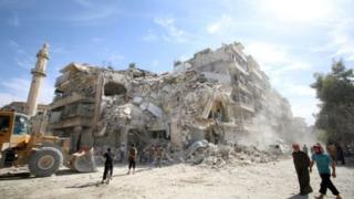 Mji wa Allepo, Syria unaokabiliwa na mapigano
