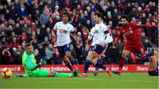 Mohamed Salah's goal against Bournemouth