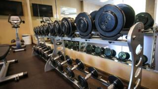 Generic gym stock photo