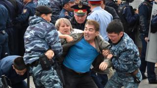 Задержания в Казахстане