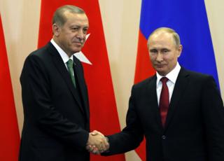 Cumhurbaşkanı Recep Tayyip Erdoğan ve Rusya Devlet Başkanı Vladimir Putin