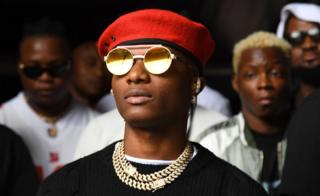 Wizkid backstage ahead of his performance during the Global Citizen Festival: Mandela 100 at FNB Stadium in Johannesburg, South Africa - Sunday 2 December 2018