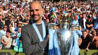 Manchester City'nin İspanyol çalıştırıcısı Pep Guardiola