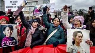 Người ủng hộ bà Suu Kyi