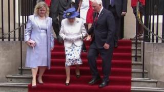 The Queen at Canada House in London