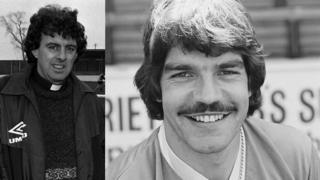 Father Joe Young and Sam Allardyce