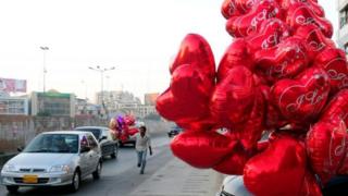 بادکنکهای روز ولنتاین