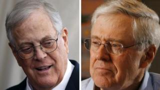 David (izquierda) y Charles Koch