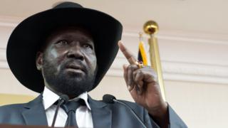 Le président sud soudanais Salva Kiir.
