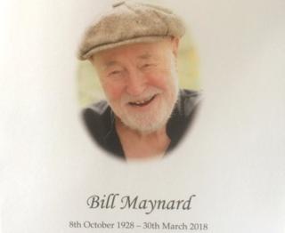 Heartbeat actor Bill Maynard's funeral held - BBC News