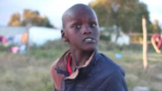 Niño en Kenia