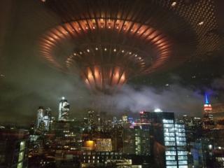 Ilusión óptica en un bar de Nueva York