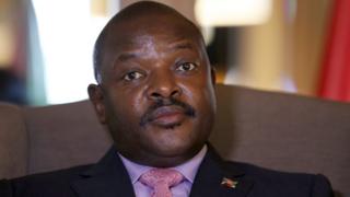 President of Burundi Pierre Nkurunziza