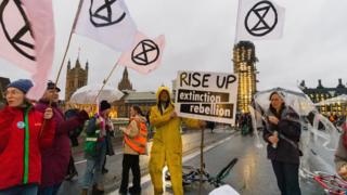Extinction Rebellion protesters