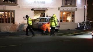 Crash scene