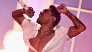 Miguel performs
