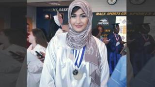 Facebook picture shows Yasmin Seweid smiling to camera