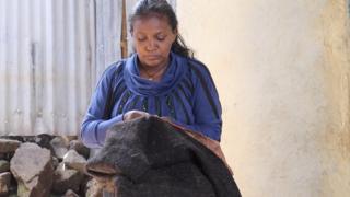 ሠላማዊት ገብሬ የበርኖስ ሥራ ላይ