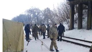 Активісти на залізничні колії