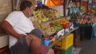 Mercado flotante.