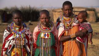 Women and baby in Kenya