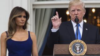 ABD Başkanı Donald Trump ve eşi Melania Trump