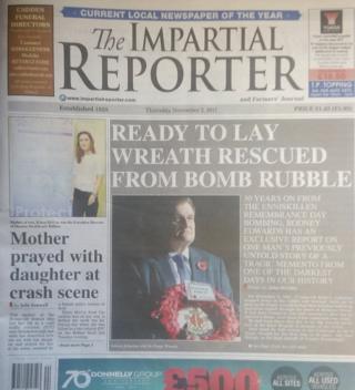Impartial Reporter front page 03/11/17