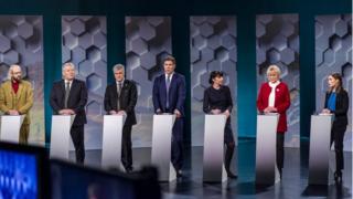 Televised debate by Icelandic party leaders. 28 Oct 2016