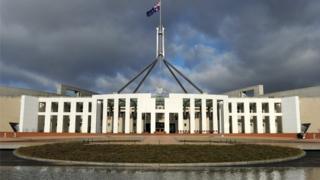 Здание парламента в Канберре, Австралия