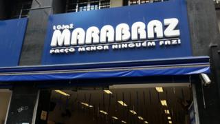 Fachada de loja Marabraz