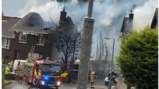 Gas explosion in Armagh