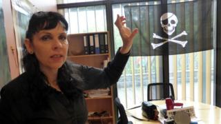 Birgitta Jónsdóttir, del partido pirata de Islandia