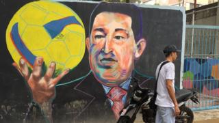 Mural de Hugo Chávez
