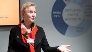 Ann Cairns, fotografada em 2017 em Davos